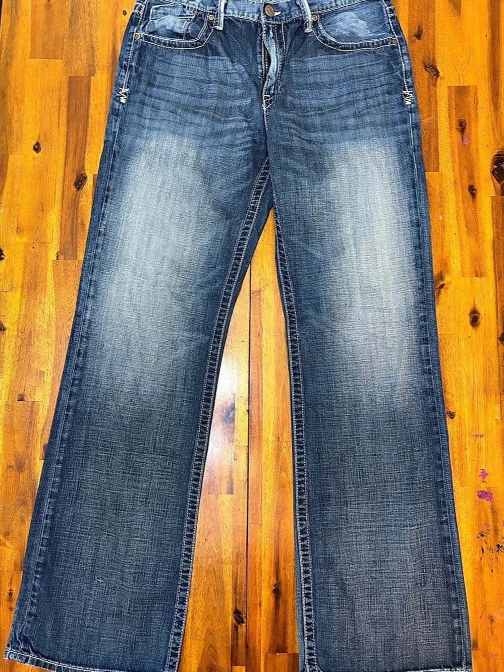 BKE Tyler Men's Jeans 36x36 Blue Medium Wash Straight Bootcut